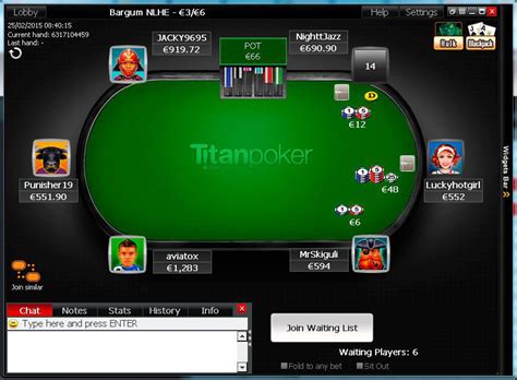 O titan poker download em inglês
